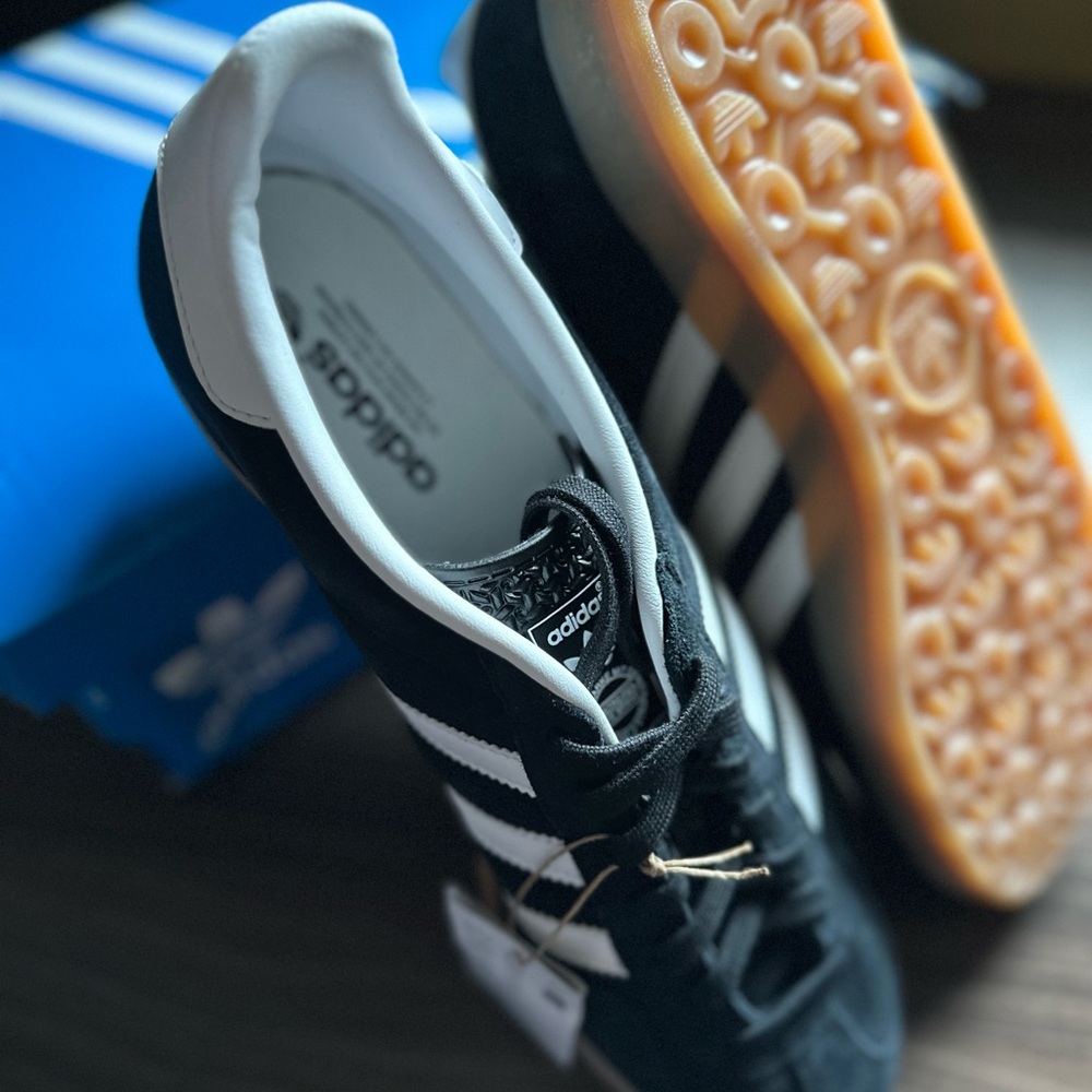 Adidas Gazelle Indoor Black and White Shoes